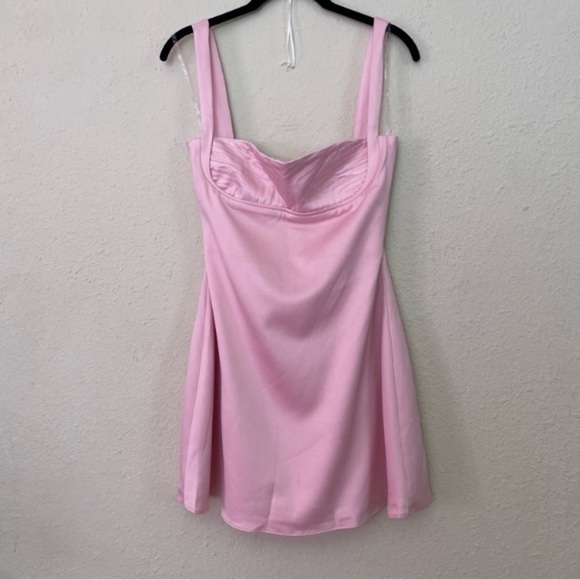 HOUSE OF CB 'Kara' Pink Quartz Mini Dress NWOT size Small - Picture 9 of 16